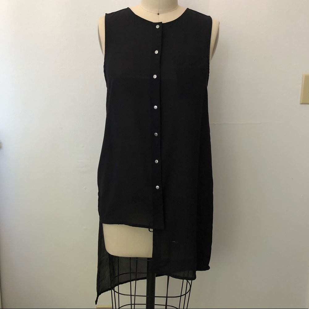 Chic asymmetrical blouse dress
